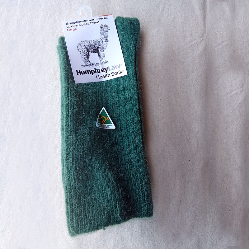 Socks - Style 01C  Alpaca, exceptionally warm, ribbed thicker health socks