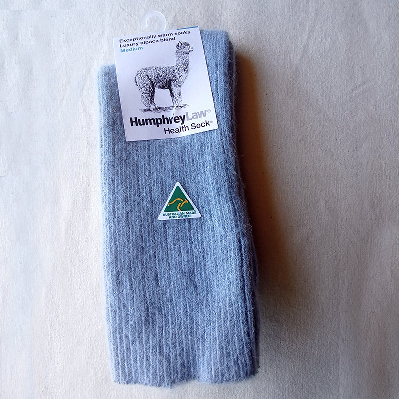 Socks - Style 01C  Alpaca, exceptionally warm, ribbed thicker health socks