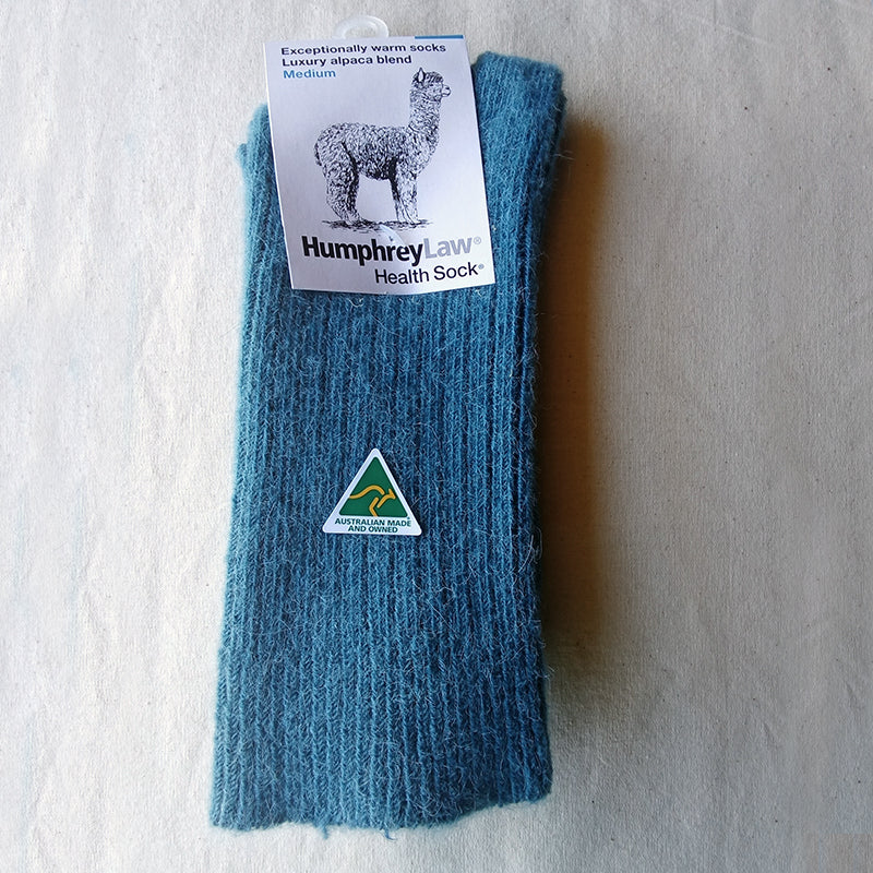 Socks - Style 01C  Alpaca, exceptionally warm, ribbed thicker health socks