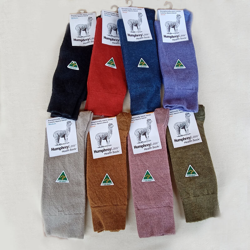 Socks - Style 05C Baby Alpaca plain, thin health socks