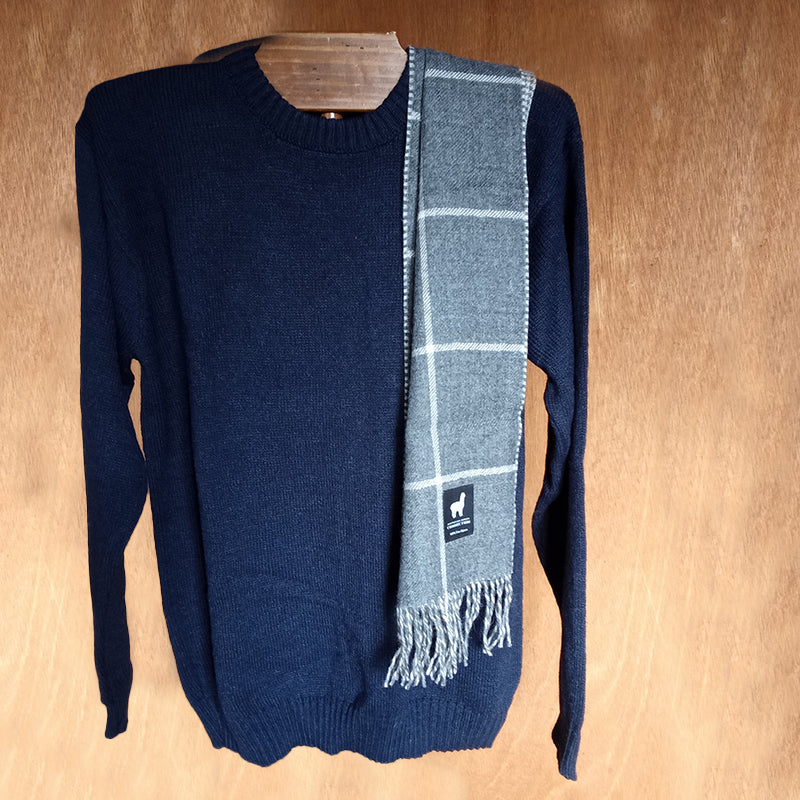 Mens Jumpers 50% alpaca 50% merino
