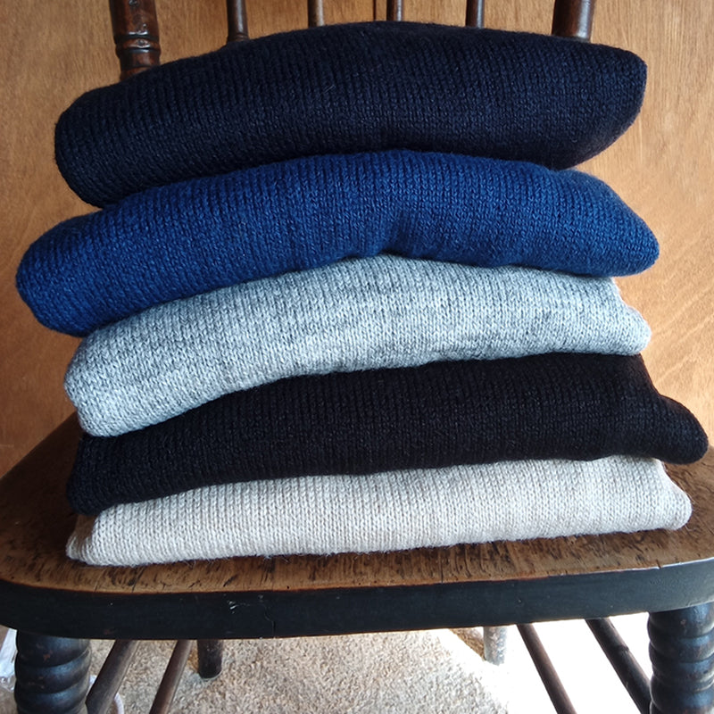 Mens Jumpers 50% alpaca 50% merino