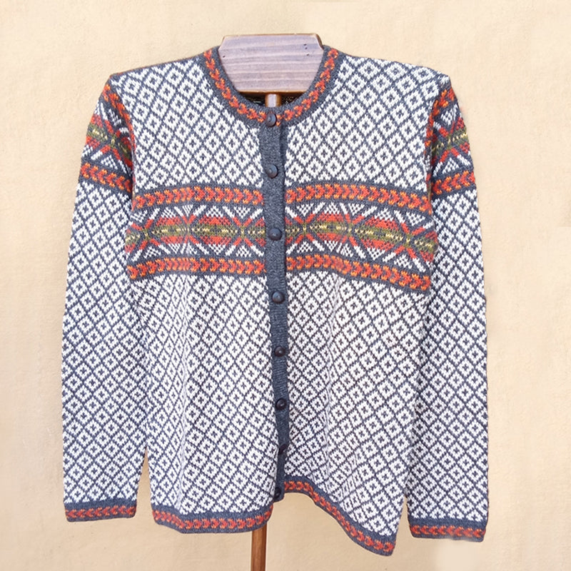 Womens Cardigan 100% alpaca
